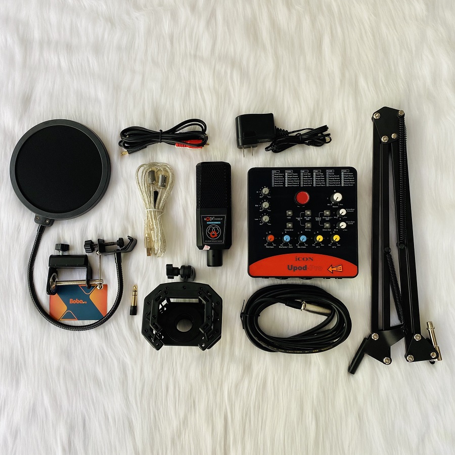 Bộ thu âm chuyên nghiệp AQTA ALC-280 Soundcard Upod Pro - 72 hiệu ứng